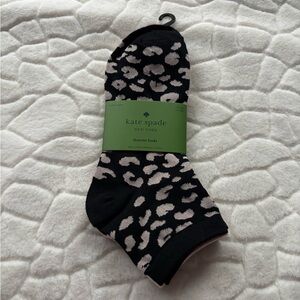 kate spade NY Leopard Quarter Socks